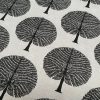 BLACK Mulberry Tree 100% Cotton Fabric Natural Material Home Decor Curtain Upholstery - 55" or 140cm Wide Canvas - Image 4
