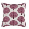 BURGUNDY RED Mulberry Tree 100% Cotton Fabric Natural Material Home Decor Curtain Upholstery - 55" or 140cm Wide Canvas - Image 8