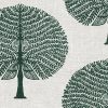 GREEN Mulberry Tree 100% Cotton Fabric Natural Material Home Decor Curtain Upholstery - 55" or 140cm Wide Canvas - Image 2