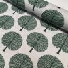 GREEN Mulberry Tree 100% Cotton Fabric Natural Material Home Decor Curtain Upholstery - 55" or 140cm Wide Canvas - Image 3