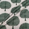 GREEN Mulberry Tree 100% Cotton Fabric Natural Material Home Decor Curtain Upholstery - 55" or 140cm Wide Canvas - Image 5