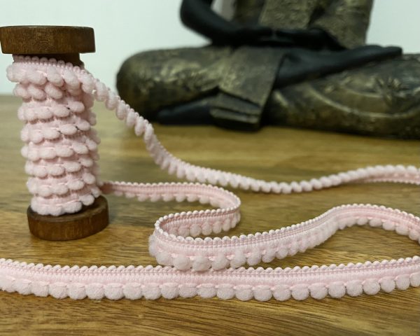 Mini Pom pom Bobble Trim Fringe Pompom Trimming - Size 5mm - 23 Colours (Sold by The metre) #E - Image 19