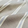 Linen Look Jacquard Striped Fabric Home Decor Curtain Upholstery Material - 110" or 280cm EXTRA wide - Cream Stripes - Image 6