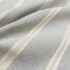 Linen Look Jacquard Striped Fabric Home Decor Curtain Upholstery Material - 110" or 280cm EXTRA wide - Cream Stripes - Image 9