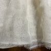 50m- Mull Muslin 100% Cotton Fabric Voile Curtains Fine Unbleached Cheesecloth Linen Look Wedding Table Runner - 140cm wide - Ecru Cream - Image 3