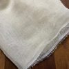 50m- Mull Muslin 100% Cotton Fabric Voile Curtains Fine Unbleached Cheesecloth Linen Look Wedding Table Runner - 140cm wide - Ecru Cream - Image 4