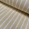 Silky Linen Blend Marine Stripe Fabric Light White Striped Material Home Decor, Dressmaking - 57" or 145cm wide - Image 4