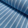 Silky Linen Blend Marine Stripe Fabric Light White Striped Material Home Decor, Dressmaking - 57" or 145cm wide - Image 6