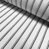 Silky Linen Blend Marine Stripe Fabric Light White Striped Material Home Decor, Dressmaking - 57" or 145cm wide - Image 9