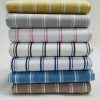 Silky Linen Blend Marine Stripe Fabric Light White Striped Material Home Decor, Dressmaking - 57" or 145cm wide - Beige - Image 6