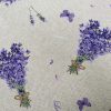 Lavender Lilac Butterfly LINEN LOOK Print Fabric Floral Curtains, Home Decor, Upholstery - 55" or 140cm Wide - Image 2