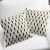 BLACK CATS Fabric Linen Look Culla Home Decor Upholstery Curtain Material Animal Canvas - 55" or 140cm wide - Black & Cream - Image 6