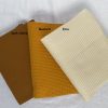 Cotton WAFFLE Pique Honeycombe Fabric Material - bathrobe, gown, towel, cushion -  150cm wide - Mustard Yellow - Image 5