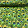 Peacock Feathers Digital Print Fabric Home Decor Upholstery Curtains Dressmaking Cotton Material - 280cm EXTRA wide - Image 4