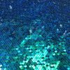 MERMAID Reversible 5mm Sequin Fabric Flip Two Tone Material - 130cm wide -  Iridescent Green & Black sequins - Image 6