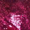 MERMAID Reversible 5mm Sequin Fabric Flip Two Tone Material - 130cm wide - Pink & Turquoise Blue Sequins - Image 5