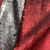 MERMAID Reversible 5mm Sequin Fabric Flip Two Tone Stretch Material - 130cm wide - Black & Red sequins