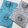 Zodiac Print Fabric Sky Stars Galaxy Space Astrology Horoscope Sun Moon Celestial Curtains Upholstery Dress Material 140cm wide - GREY - Image 6