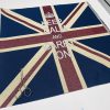 KEEP CALM Crown Union Jack Flag Retro Linen Look Heavy Jacquard Gobelin Upholstery Cushion Panel Fabric UK Banner 70x70cm or 27''x27'' - Image 3