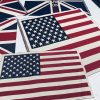 Large USA America Stars and Stripes Flag Retro Linen Look Heavy Jacquard Gobelin Upholstery Cotton Cushion Panel Fabric 70x70cm or 27''x27'' - Image 8