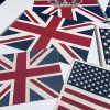 LARGE Union Jack Flag Retro Linen Look Heavy Jacquard Gobelin Upholstery Cotton Bag Cushion Panel Fabric UK Banner 70x70cm or 27''x27'' - Image 5