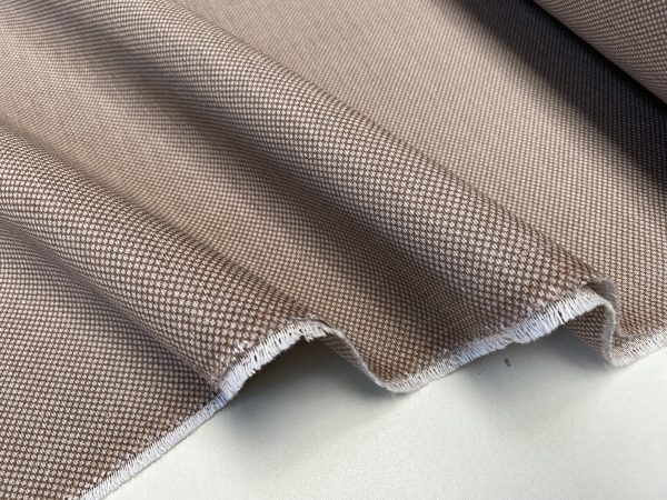 Honeycomb PLAIN Fabric Furnishing Curtain Upholstery Dressmaking Material 110" or 280cm EXTRA Wide - Brown