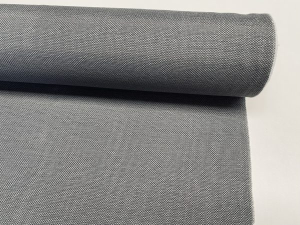 Honeycomb PLAIN Fabric Furnishing Curtain Upholstery Dressmaking Material 110" or 280cm EXTRA Wide - Grey - Image 4