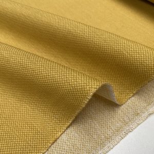 Honeycomb PLAIN Fabric Furnishing Curtain Upholstery Dressmaking Material 55" or 140cm Wide - Mustard