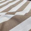 Honeycomb White STRIPES Fabric Furnishing Curtain Upholstery Dressmaking Material 110" or 280cm Wide - Image 12