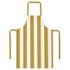 Honeycomb White STRIPES Fabric Furnishing Curtain Upholstery Dressmaking Material 110" or 280cm EXTRA Wide - Mustard - Image 7