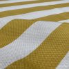 Honeycomb White STRIPES Fabric Furnishing Curtain Upholstery Dressmaking Material 110" or 280cm EXTRA Wide - Mustard - Image 2