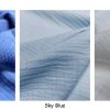 White Double Gauze MUSLIN 100% Cotton Fabric Curtains Fine Cheese Baby Cloth Linen Look Event Wedding Textile - 55" or 140cm Wide - Image 5