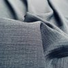 Charcoal Grey Double Gauze MUSLIN 100% Cotton Fabric Curtains Fine Cheese Baby Cloth Linen Look Event Wedding Textile - 55"/140cm Wide - Image 3