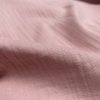 Dusty Pink Double Gauze MUSLIN 100% Cotton Fabric Curtains Fine Cheese Baby Cloth Linen Look Event Wedding Textile - 55"/140cm Wide
