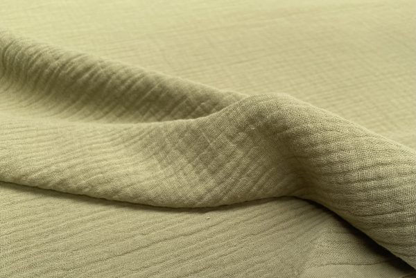Double Gauze MUSLIN 100% Cotton Fabric Curtains Fine Cheese Baby Cloth Linen Look Event Wedding Textile - 55"/140cm Wide - Image 16