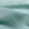 Mint Green Double Gauze MUSLIN 100% Cotton Fabric Curtains Fine Cheese Baby Cloth Linen Look Event Wedding Textile - 55"/140cm Wide - Image 4