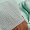 Mint Green Double Gauze MUSLIN 100% Cotton Fabric Curtains Fine Cheese Baby Cloth Linen Look Event Wedding Textile - 55"/140cm Wide - Image 2