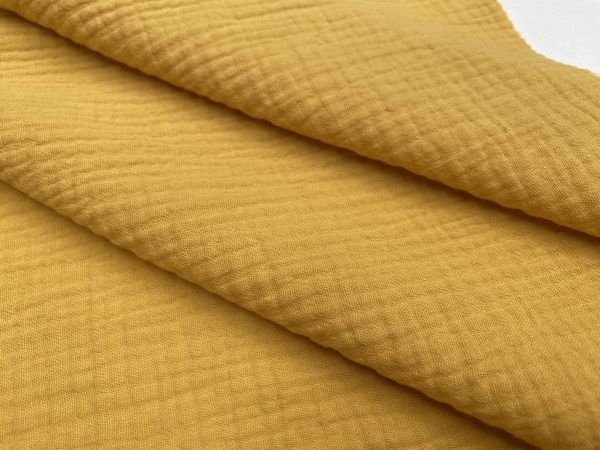 Double Gauze MUSLIN 100% Cotton Fabric Curtains Fine Cheese Baby Cloth Linen Look Event Wedding Textile - 55"/140cm Wide - Image 13