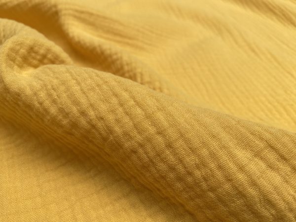 Double Gauze MUSLIN 100% Cotton Fabric Curtains Fine Cheese Baby Cloth Linen Look Event Wedding Textile - 55"/140cm Wide - Image 12
