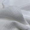 White Double Gauze MUSLIN 100% Cotton Fabric Curtains Fine Cheese Baby Cloth Linen Look Event Wedding Textile - 55" or 140cm Wide - Image 3