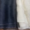 50m- Black Mull Muslin 100% Cotton Fabric Voile Curtains Fine Cheesecloth Linen Look Wedding Table Runner - 140cm wide - Image 5