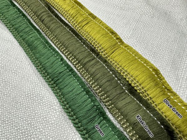 Cotton Brush Fringe - 30mm Wide Tassels Textile Cut Pillow Trimming Piping Cushion Trim Curtains Home Decor - ANY LENGTH - Image 26