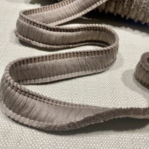 Cotton Brush Fringe - 30mm Wide Tassels Textile Cut Pillow Trimming Piping Cushion Trim Curtains Home Decor - ANY LENGTH - Beige #11