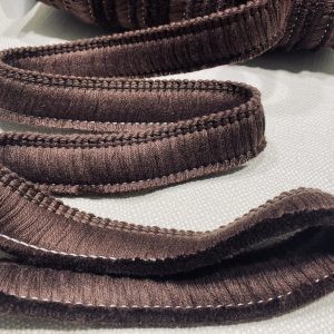Cotton Brush Fringe - 30mm Wide Tassels Textile Cut Pillow Trimming Piping Cushion Trim Curtains Home Decor - ANY LENGTH - Dark Brown #22