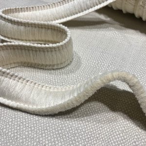 Cotton Brush Fringe - 30mm Wide Tassels Textile Cut Pillow Trimming Piping Cushion Trim Curtains Home Decor - ANY LENGTH - Ecru #0