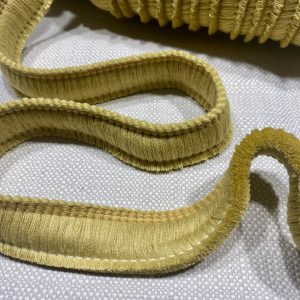 Cotton Brush Fringe - 30mm Wide Tassels Textile Cut Pillow Trimming Piping Cushion Trim Curtains Home Decor - ANY LENGTH - Gold Sand #12