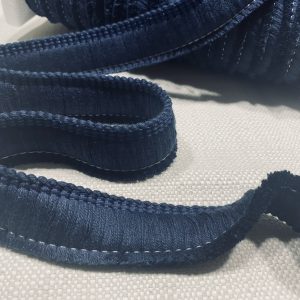 Cotton Brush Fringe - 30mm Wide Tassels Textile Cut Pillow Trimming Piping Cushion Trim Curtains Home Decor - ANY LENGTH - Navy Blue #6