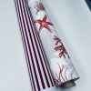 Red Starfish Nautical Teflon Coated Fabric Coral Reef Home Decor Upholstery Marine Material - 140cm or 55" Wide - Image 6