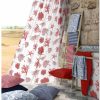 Red Starfish Nautical Teflon Coated Fabric Coral Reef Home Decor Upholstery Marine Material - 140cm or 55" Wide - Image 10