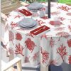 Red Starfish Nautical Teflon Coated Fabric Coral Reef Home Decor Upholstery Marine Material - 140cm or 55" Wide - Image 9